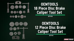 OEMTOOLS 27111 Disc Brake Tool Set Video