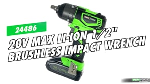 OEMTOOLS 24486 20V MAX* Li-ion Brushless 1/2in. Impact Wrench Video