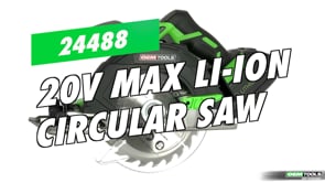 OEMTOOLS 24488 20V MAX* Li-ion 6-1/2in. Circular Saw Video