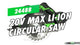 OEMTOOLS 24488 20V MAX* Li-ion 6-1/2in. Circular Saw Video