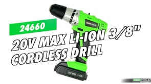 OEMTOOLS 24660 20V MAX* Lithium-Ion 3/8in. Drive Cordless Drill Video