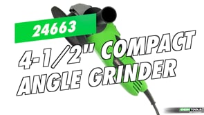 OEMTOOLS 24663 4-1/2in. Compact Angle Grinder Video