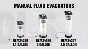 OEMTOOLS 24938 Pneumatic/Manual Fluid Extractor 2.5 Gallon (9.5L) Video 2