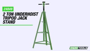 OEMTOOLS 24849 2 Ton Underhoist Tripod Jack Stand Video