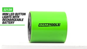 OEMTOOLS 32129 100 Lumens Mini LED Button Light with Rechargeable Battery Video