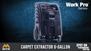 Mi-T-M FCX-06H0M Work Pro® Series Carpet Extractor 6 Gallon Video 2