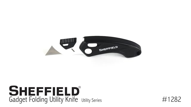 Sheffield 1282 Gadget Folding Lock Back® Utility Knife Video