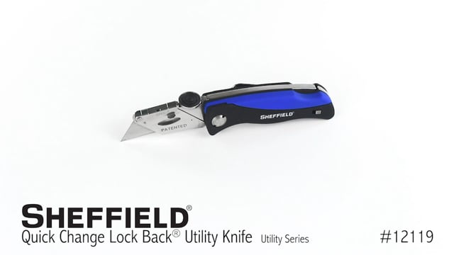 Sheffield 12119 Quick Change Lock Back® Utility Knife Video
