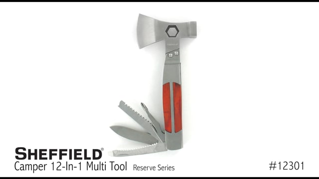 Sheffield 12301 Camper 12-in-1 Multi-Tool Video