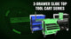 OEMTOOLS 24731 3 Drawer Slide Top Tool Cart - Green Video