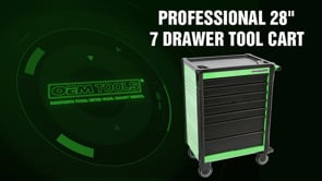 OEMTOOLS 24566 Professional 28in. 7 Drawer Tool Cart Video