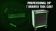 OEMTOOLS 24566 Professional 28in. 7 Drawer Tool Cart Video