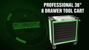 OEMTOOLS 24565 Professional 36in. 8 Drawer Tool Cart Video