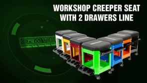 OEMTOOLS 24996 Workshop Creeper Seat - Blue Video