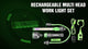 OEMTOOLS 24648 Rechargeable Multi-Head Work Light Set Video