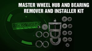 OEMTOOLS 27213 Master Wheel Hub and Bearing Remover and Installer Kit Video