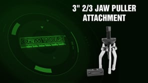 OEMTOOLS 27184 3 Inch 2/3 Jaw Puller Attachment Video