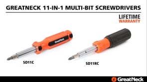 GreatNeck SD11RC 11-in-1 Multi-Bit Cushion Grip Screwdriver and Nut Driver Video