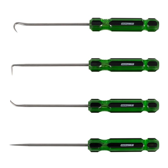 OEMTOOLS 26546 4 PC Hook and Pick Set w/acetate Handle, Pick Set Mecha